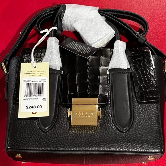 RADLEY LONDON Leather Mayfair Lane Flapover Crossbody - Picture 2 of 8